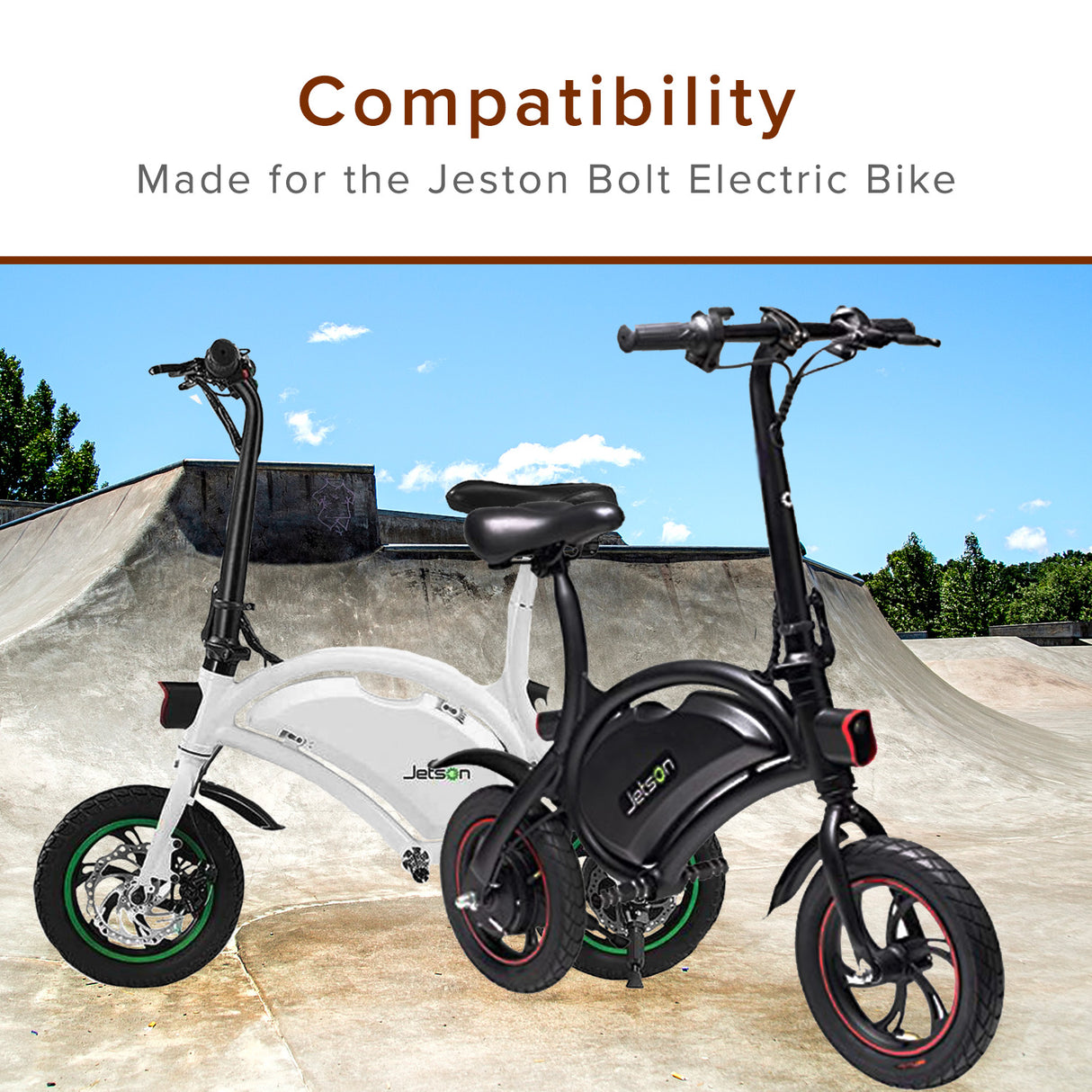 6-Wire Hand Throttle & Grip Set for the Jetson® LX10 Folding Electric Bicycle, featuring a twist-grip control, LED display, cruise control button, and matching handlebar grip, displayed on a parked bicycle.