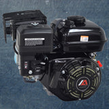 Pull Start 28400-ZH8 for Honda GX120 & GX160 Gas Engines, showing a black engine with a fan and black cover, suitable for mowers, pressure sprayers, and garden tillers.