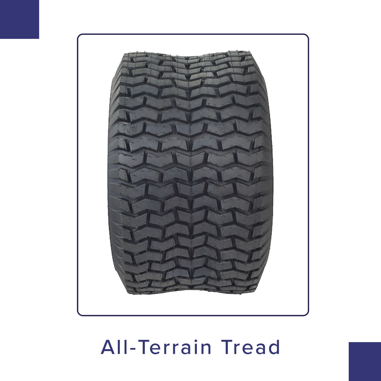 13x6.50-6 Tire for Murray Go-Karts, showcasing a close-up of the tread pattern.