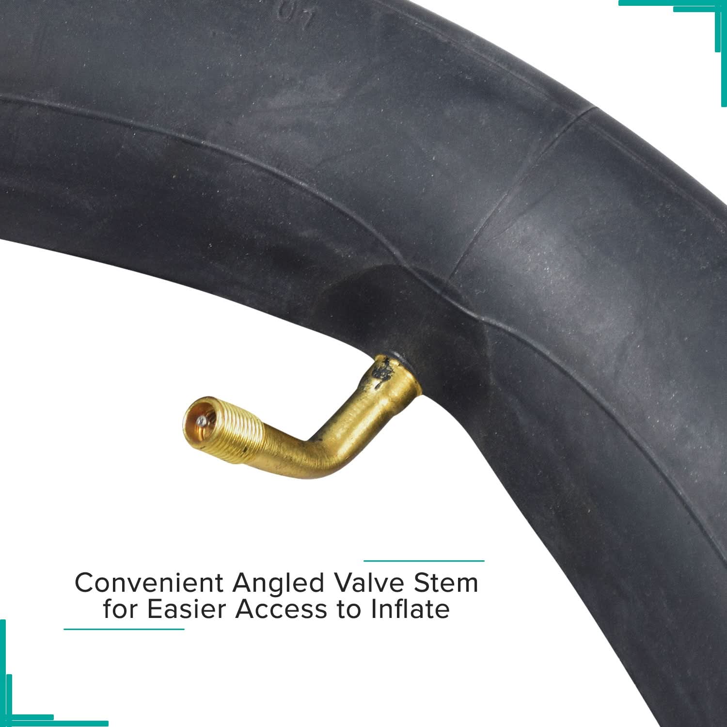 Inner Tube 16x1.75/2.125 With Bent Valve Stem – For E-Scooter & E-Bike