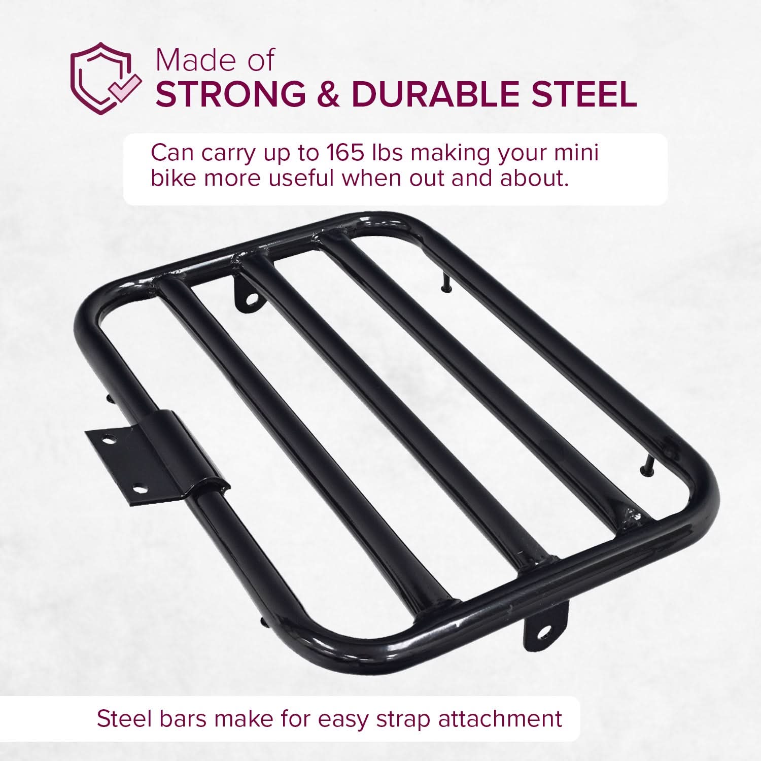 coleman mini bike ct200u frame Cargo Rack for the Coleman CT200U Trail Mini Bike – Monster Scooter Parts