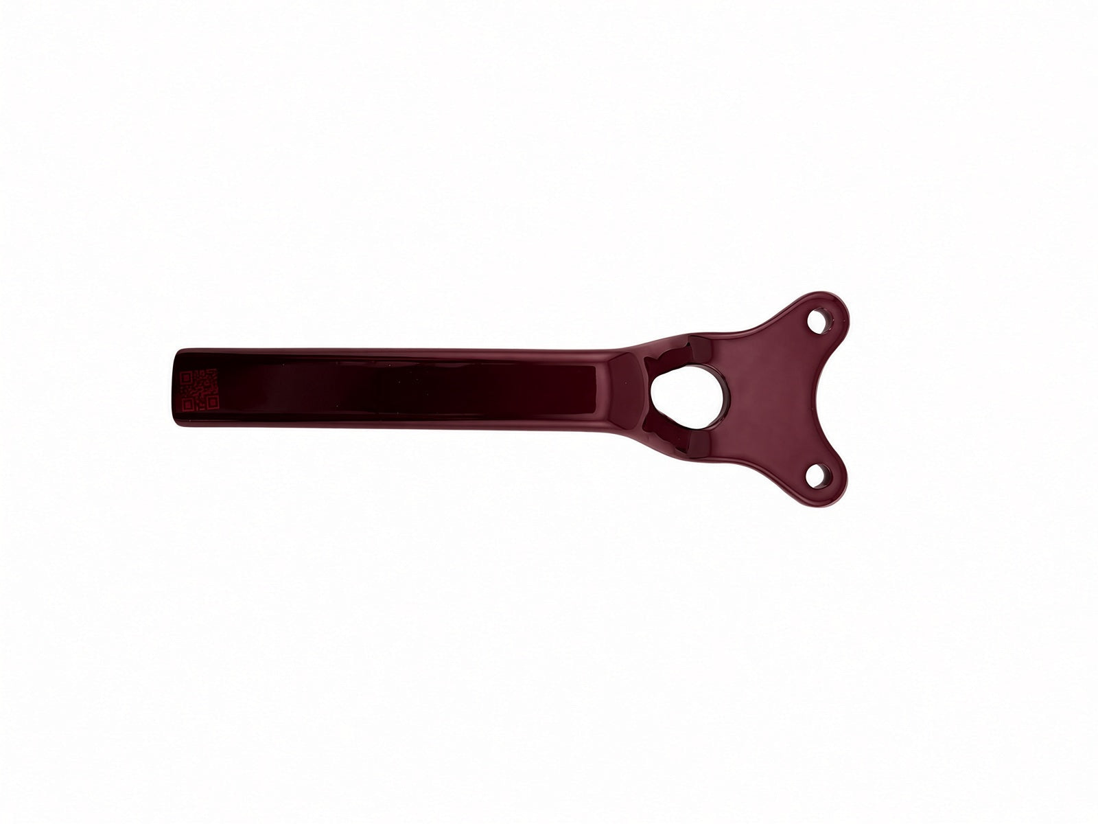 Black Cherry red Jazzy Carbon joystick mounting bracket, additional view 2