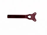 Black Cherry red Jazzy Carbon joystick mounting bracket, additional view 2
