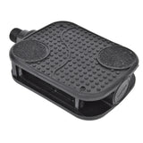 Barefoot Cruiser Pedals by Sunlite, featuring a black surface with dot patterns, ideal for bikes and scooters.