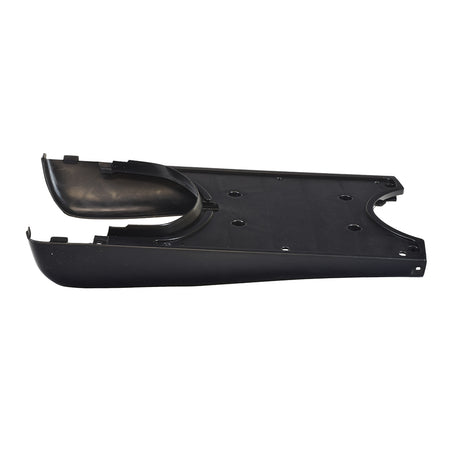 Base Fairing for Razor Pocket Mod, a black plastic component with multiple holes, designed as a replacement part for various versions including Bella, Vapor, and Daisy.