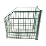 Wire basket assembly with handle for Amigo SmartShopper and ValueShopper mobility scooters, includes mounting hardware.