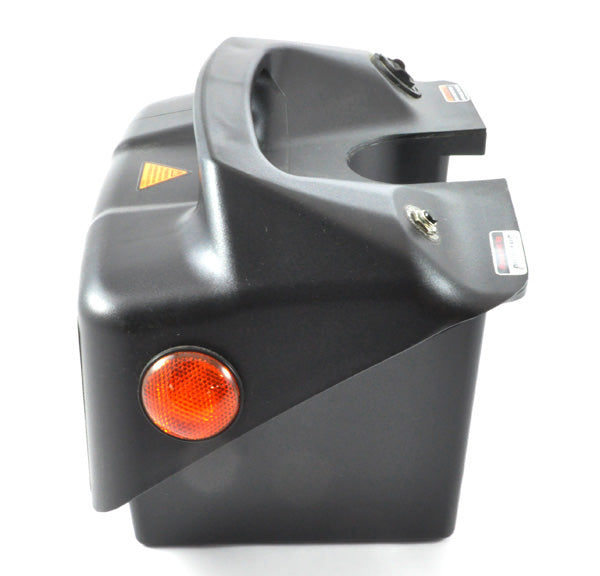 Battery Box for the Shoprider Dasher 9 (GK7-3) shown with a visible red light, ideal as a replacement or backup power source for the mobility scooter.