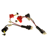 Battery Wiring Harness for the Pacesaver Espree Atlas, showing a close-up of red and black wires with connectors, ideal for replacing old or corroded scooter wiring.