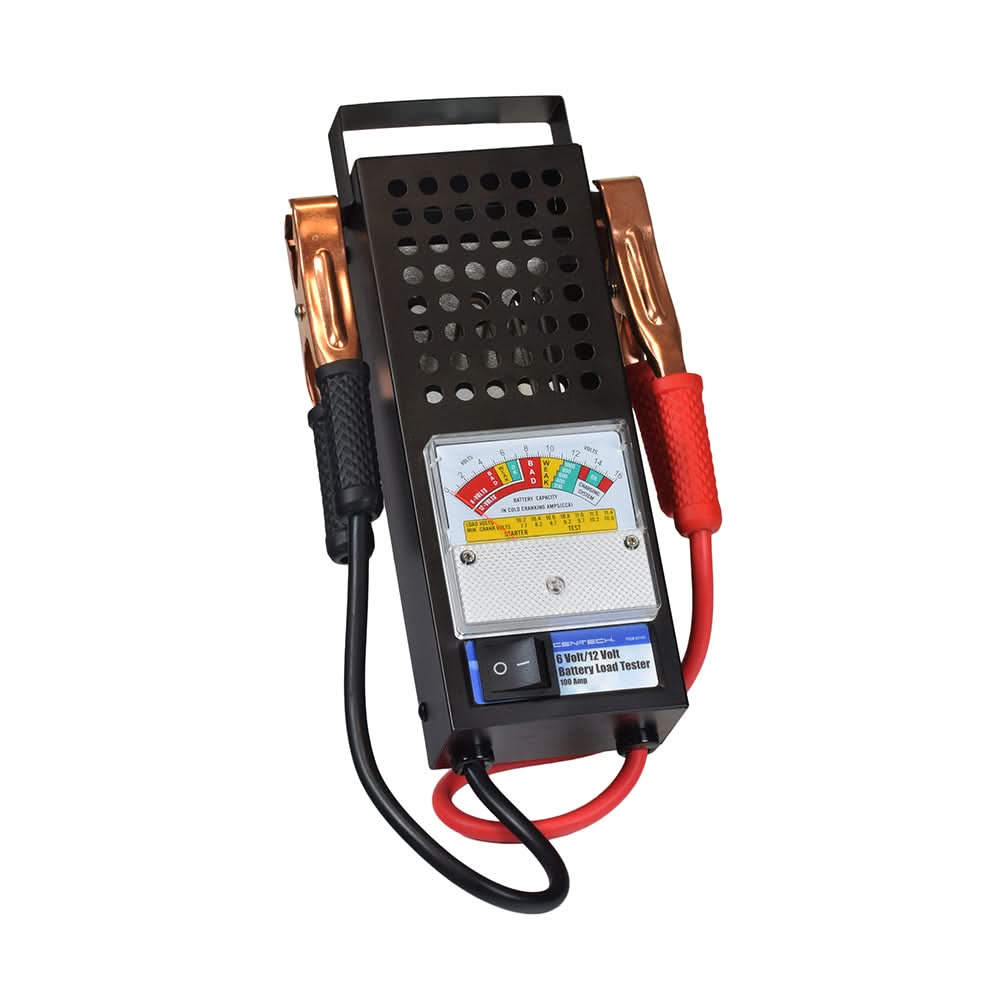 12V Auto Battery Voltage Load Tester - Clamp-On Car Battery & Starter Testing Tool