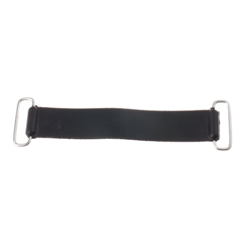 Battery Strap for Baja Wilderness 90 (WD90), 90B (WD90B), & Canyon 90 (CN90) ATVs - VIN Prefix LE8S, featuring a black strap with sturdy metal handles designed to secure the battery in place.