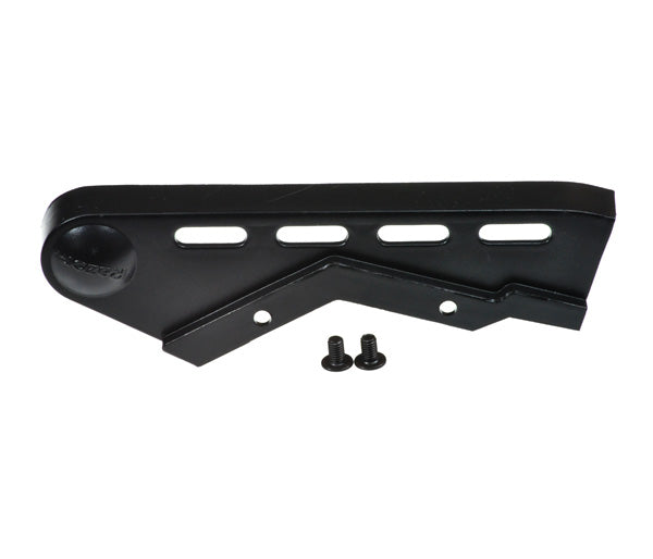 Belt Guard with Screws for Razor E100/E125, showing a black plastic cover with included screws, suitable for all belt drive versions of the Razor E100 and E125 electric scooter.