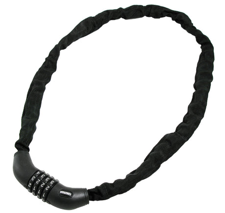 Bike Leash Pro Lock, a black bike lock with a sturdy handle, designed by Sunlite for securing bicycles and scooters.