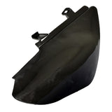 Black Rear Fender Set for 49cc, 50cc, & 70cc Dirt Bikes, featuring three plastic pieces: two side fenders and one rear tail fender.