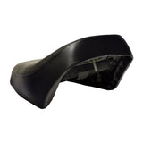 Seat & Fender Cosmetic Refresh Mini Bike Kit featuring a wide, padded black vinyl saddle with visible screws, designed for comfort and durability. Ideal for replacing worn-out mini bike seats and fenders.