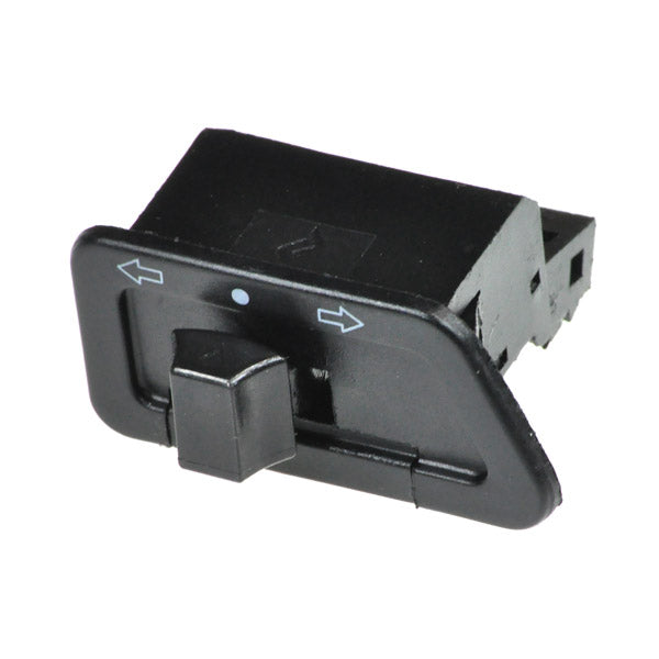 Blinker/Indicator Switch for Drive ZooMe R3 (R318CS), eWheels EW-36, EW-36 Elite, & EW-37 Scooters; a black plastic switch with directional arrows, 3-pin design, essential for signaling turns.