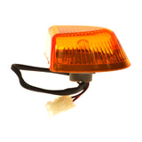 Blinker Assembly for the Pride Laser, Legend, and Maxima mobility scooters; features an orange light with wires, suitable for both left or right side installation.