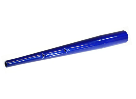 Blue Seat Tube for eZip 900, eZip 1000, and IZIP I-1000 electric scooters, featuring multiple holes and measuring 480 mm in length.