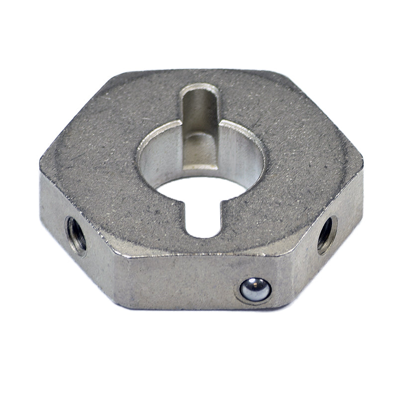 Electromagnetic Brake for ActiveCare Osprey 4410, a hexagon-shaped metal object. This essential part includes a freewheel lever, allowing manual mobility for your scooter. Ideal for resolving braking issues.