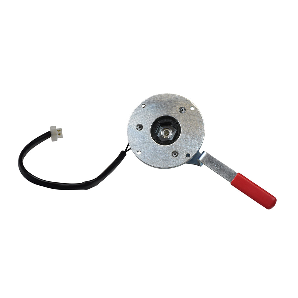 Brake Assembly for the CTM 3 and 5 series (after 2000), featuring a circular metal object with a red handle and black wire, ready to install.