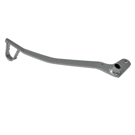 Brake Lever (Rear) for the Motovox MVX70 Pit Bike, featuring a silver metal lever with a hole, shown in close-up to highlight its metalware design and household hardware functionality.