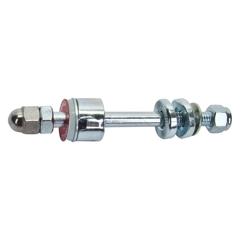 Close-up of the Sunlite Brake Pivot Bolt, a metal accessory essential for bikes and scooters, showcased with its detailed threading and sturdy design. Ideal for enhancing scooter or bike performance.