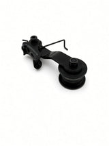 Hiboy DK1 chain tensioner showing the roller wheel and spring