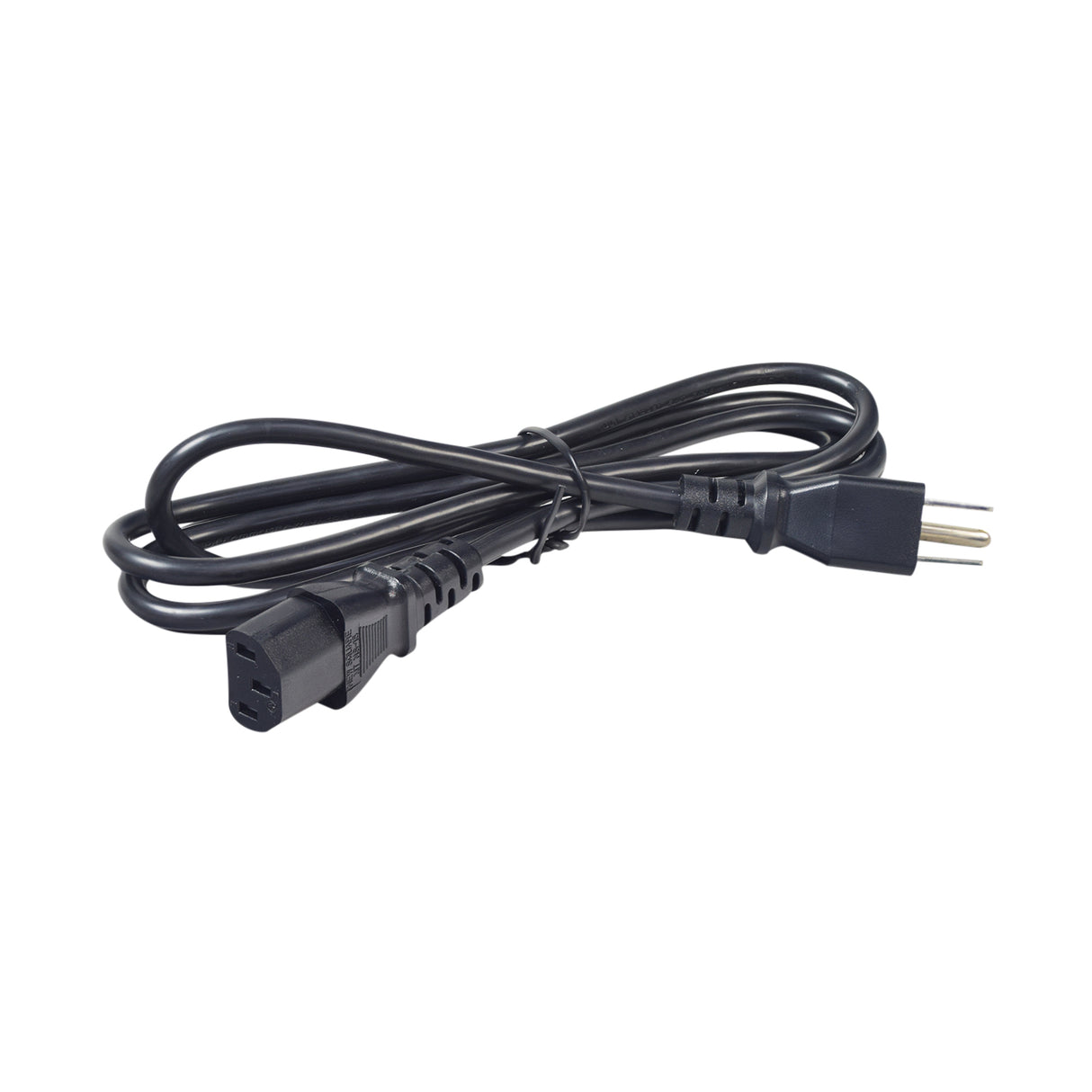 36 Volt 3.0 Amp XLR Lithium-ion Battery Charger for Emmo Electric Bicycles, showcasing a black power cord with a black plug, designed for fast recharging of Emmo e-bike lithium-ion batteries.