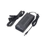 42 Volt Charger for the Jetson® LX10 Folding Electric Bicycle (Original) showing a black power cord with a rectangular adapter, designed exclusively for Lithium-ion batteries.