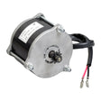 36 Volt 500 Watt Electric Motor with #25 Chain Sprocket for the Razor EcoSmart Metro, featuring a compact metal design with visible black wires, suitable for various electric scooter applications.