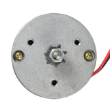 12 Volt 120 Watt Electric Motor with 7 Tooth #25 Chain Sprocket for the Rollplay Nighthawk, featuring a small round metal body, screw, and visible red wire.