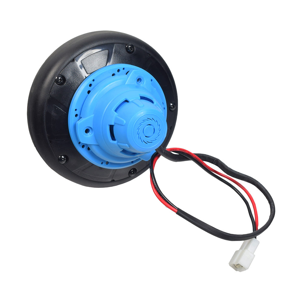 Rear Wheel with Hub Motor for the Razor Power Core E100, showing a blue and black electric motor with attached wires, designed for enhanced energy efficiency and compatibility with multiple scooter versions.