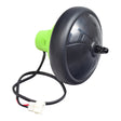 Rear Wheel & Hub Motor Assembly for the Razor Power Core E90 (V2+) & Power Core E90 Sprint (V1+), featuring a black and green plastic body with a wire and harness included.