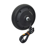 200 Watt Front Wheel Hub Motor for the Swagtron Swagger 2 Scooter, featuring a 6.5 black wheel with an attached cable and integrated drive system, ready for easy installation.