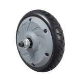 Hub Motor & Rear Wheel Assembly for the GOTRAX GKS Electric Scooter, featuring a black and grey wheel with a visible nut, close-up screws, and a plastic rim.