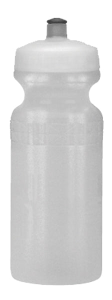 California Springs Bio Green Classic Twist Bottle with a black lid, made of squeezable plastic, featuring a wide 63mm opening. Available in 20 oz. or 26 oz. capacities.