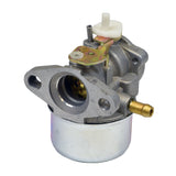 Carburetor 499059 for Briggs & Stratton 4 - 7 Hp Vertical Shaft Engines, shown in a close-up, highlighting its mechanical components and metal parts. Gasket and O-ring included.