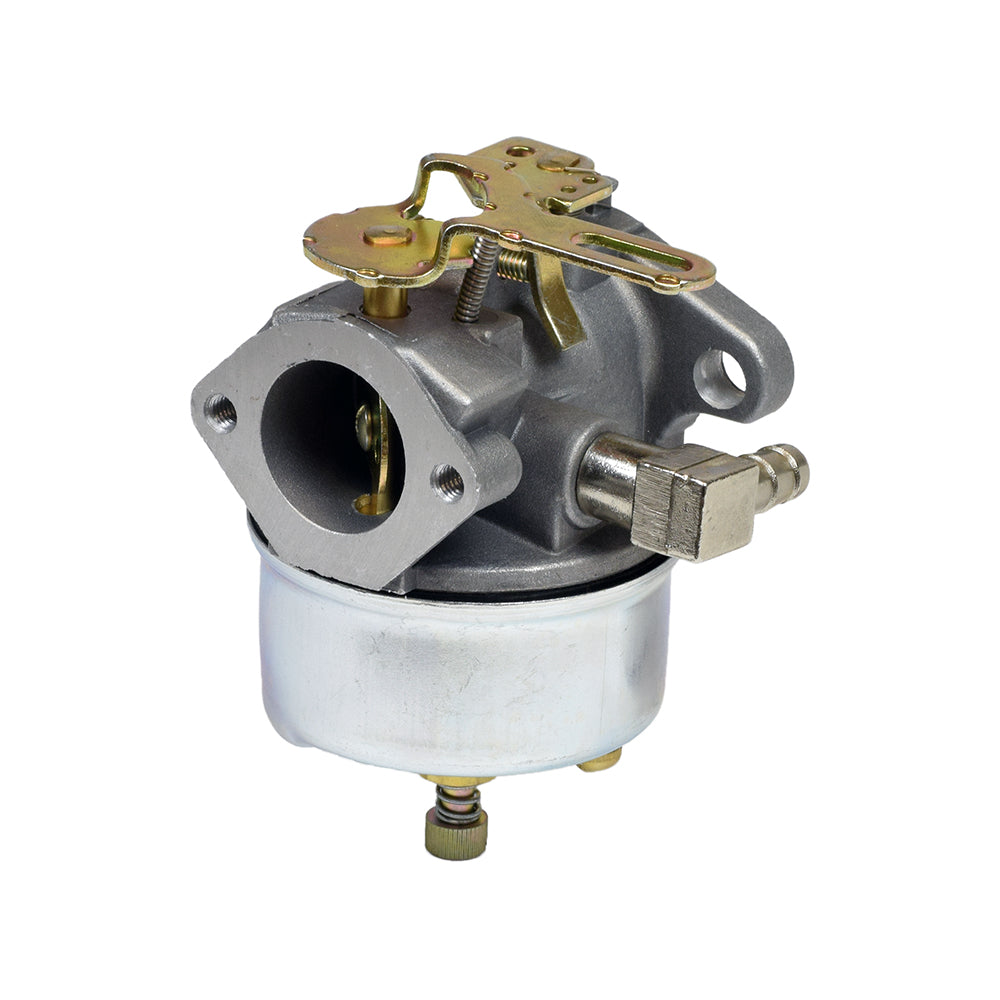 Carburetor 632113 for Tecumseh HS40 & HSSK40 Engines, featuring a metal handle and visible metal spring, designed for snow blowers.