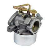 Carburetor 640152, 640023, 640051, 640140 for Tecumseh HM80 & HM100 featuring a metal handle, visible screws, and springs, designed for small engine applications like generators and snow blowers.