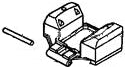 Carburetor Float Set for Honda Elite 250 (All Models) and Helix CN250 (1986-2001 Models) (OEM). Features a technical sketch of the suitcase-like component, essential for maintaining original specifications.