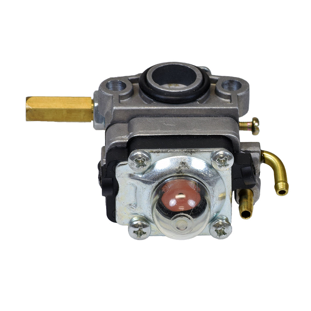 Carburetor for 4-Stroke Honda GX22 & GX31 Engines, featuring a metal body with a prominent ball and screw, essential for small engines like string trimmers and generators.