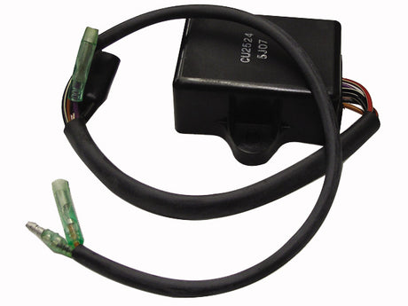 CDI Module for 550cc Arctic Cat Snowmobiles (1999-2003), a black electrical device with visible wires and adapters, designed as an exact replacement for original modules.