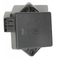 CDI Module (Ignitor) for 257 cc, 260 cc, & 300 cc Scooters, close-up of a compact black electronic device essential for Tank Touring 250DE-08, Roketa MC-62-250, and Xingyue VOG 260 engines.