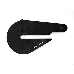 Chain Guard with Screws for the Razor MX350 and MX400 Dirt Rocket, featuring a black circular guard with a handle and metal surface with holes, designed for secure attachment.