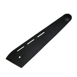 Chain Guard with Screws for Razor MX500, MX650, & SX500 Dirt Rocket; a black plastic rectangular object with holes, essential for protecting the chain and ensuring secure mounting.