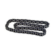 78 Link 8mm 05T Chain for Razor Crazy Cart XL (Versions 5+), shown close-up with sturdy links and small silver beads, designed as a heavier and larger chain for enhanced durability.