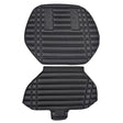 Child Carrier Cushion Set featuring a pair of black rubber mats with a square pattern, designed to fit Sunlite Child Carrier Baby Seats for added comfort and easy cleaning.