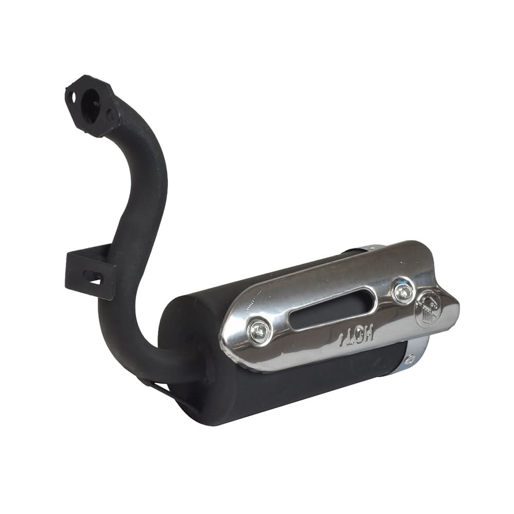 Fancy Scooters 43cc-49cc 2-Stroke Muffler, Exhaust Pipe For Moped, Bike, Goped, Mini Pocket Scooter, TP-10065