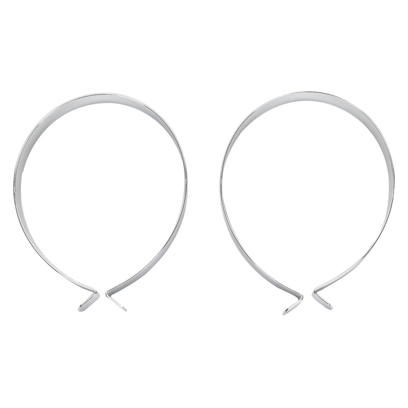 Chromed Steel Leg Bands, pair of silver hoops designed for bike or scooter use, by Sunlite, suitable for various scooters and bicycles.