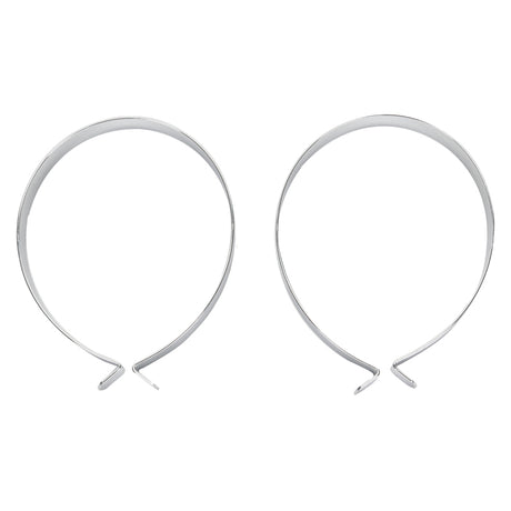 Chromed Steel Leg Bands, pair of silver hoops designed for bike or scooter use, by Sunlite, suitable for various scooters and bicycles.