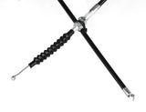 Clutch Cable for Baja Xmoto Extreme (X250) dirt bike shown in a close-up, highlighting its black and silver braided design.